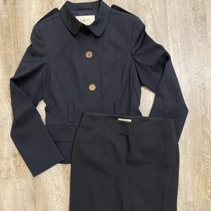 Burberry Navy Jacket/Skirt Set NWT